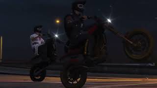 Dos moteros en la ciudad  Moter amp Gato  Grand theft auto V [upl. by Notac659]