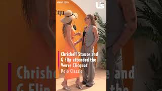 Chrishell Stause amp G Flip at the Veuve Clicquot Polo Classic [upl. by Pillsbury]