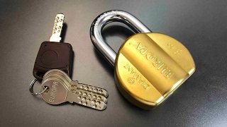 419 quotUnpickablequot Europa Diamant 14 Pin Padlock Picked [upl. by Byram]