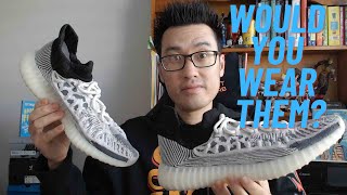 ARE YOU CURIOUS Adidas Yeezy Boost 350 V2 CMPCT Panda Sneakers unboxing review [upl. by Doley]