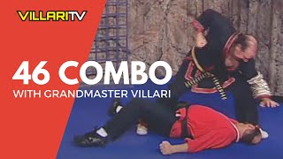 46 Combination with Grandmaster Villari  Shaolin Kempo Karate [upl. by Engle811]