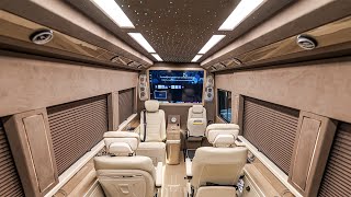 Mercedes Sprinter Luxury Interior Design with Toilet amp Wheelchair Transfer Seat [upl. by Ayotak311]