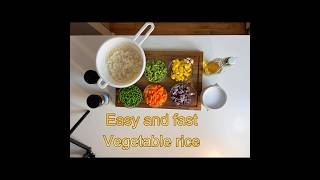 Quick amp Delicious Vegetable Rice Recipe  Healthy amp Flavorful in 15 Minutes [upl. by Morra]