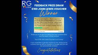 John Lewis Voucher Winner Quarter 3 2024 [upl. by Yraccaz]