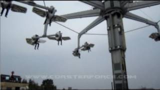 Götterflug Flight of the Gods Sky Roller offride HD Belantis Theme Park Germany [upl. by Sirmons]