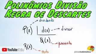 Polinômios  Divisão Método de Descartes  Aula 03 [upl. by Sanford]