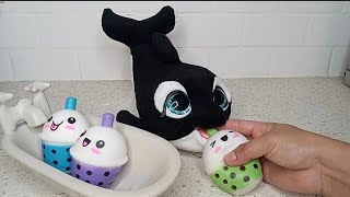 I love Drinking Boba Tea😲🧋toys satisfying squishy asmr asmrvideo unboxing oddlysatisfying [upl. by Mila553]