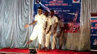 Panthi folk dance By NCC cadets of Chhattisgarh College Raipur [upl. by Nilsoj]