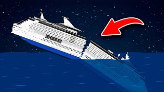 ⚓Famous Ships Sink Like Titanic  Animation [upl. by Odnam461]