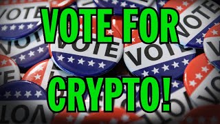 A VOTE FOR CRYPTO IS A VOTE FOR THE FUTURE OF FINANCE [upl. by Yleik]