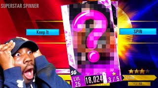 PULLED PINK DIAMOND In Superstar Spinner Pack Opening NBA 2K Mobile Season 3 [upl. by Smith]