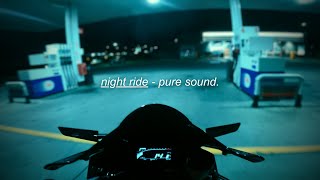 night ride  pure sound yamaha r7 [upl. by Possing462]