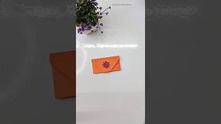 How to make a origami wallet with pocketsorigami origamipocket shorts [upl. by Yellas]