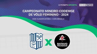 GERDAU MINAS x BATAVO MACKENZIE  AO VIVO E COM IMAGENS  CAMPEONATO MINEIRO CODEMGE 2024 [upl. by Droffats507]