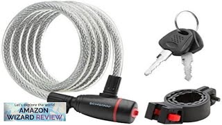 Schwinn Bike Key Lock in Braided Steel Cable 2 Keys Included 6 Review [upl. by Esile]