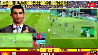 Jerman U17 juaraHasil Pertandingan Prancis U17 vs Jerman U17Final piala dunia U17 2023 [upl. by Ailelc]