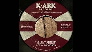 Betsy Davidson  Lonely Street KArk Records [upl. by Esther]