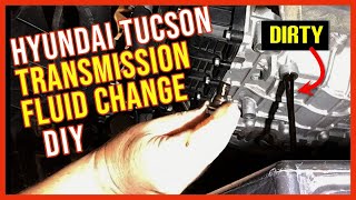 How to Transmission Fluid Change on Hyundai Tucson 2016 and Newer [upl. by Nnairda]