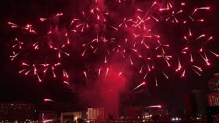 Fireworks at Al Seef  Eid ul Ettihad  2024 [upl. by Teddman]