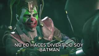 ME LLAMO JAIME NO BLUE BLETLE INJUSTICE 2 DIÁLOGOS JOKER NO ERES LA MITAD DEL HOMBRE QUE SOY CYBORG🫵 [upl. by Ashlen]