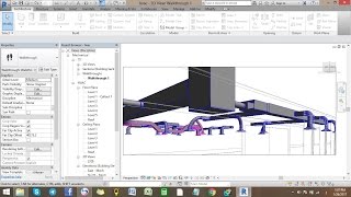 Creating HVAC System  REVITArabic 22 [upl. by Yatnoj]