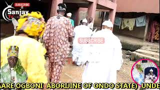 INSTALLATION CEREMONY AARE OGBONI ABORIJINE OF ONDO STATE CHIEF OGUNSIMIDE DAVID IGE AT 28 SEP 24 [upl. by Aratehs]