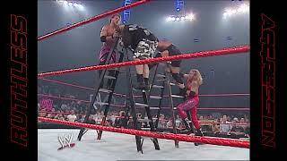 RVD amp Jeff Hardy vs Christian amp Chris Jericho vs Spike amp Bubba Dudley vs Kane  WWE RAW 2002 [upl. by Eirhtug]