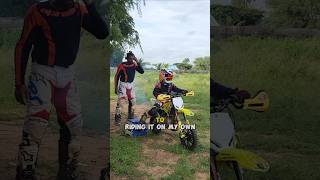 5yo learning fastest 50cc Motorcycle  5 ఏళ్ల మోటోక్రాస్ రేసర్  18  Jerry  Hyderabad motocross [upl. by Mylo]