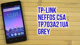 Распаковка TPLINK Neffos C5a TP703A21UA Grey [upl. by Bouldon]