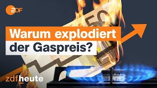 So kommt der Gaspreis zustande  ZDFheute ERKLÄRT [upl. by Down305]