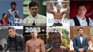 Zac Efron Movies  2003  2020 [upl. by Akemej]