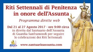 RITI SETTENNALI 2017  Processione Generale dei Rioni dellAssunta e dei Battenti  27 Agosto [upl. by Ira]