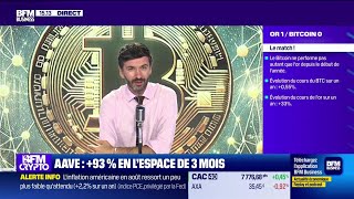 BFM Crypto les Pros  AAVE 93 en lespace de 3 mois [upl. by Sirehc834]