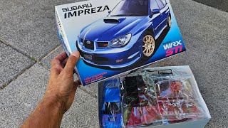 Unboxing and Review Subaru Impreza WRC Sti 124 Fujimi KIT fujimisubaruunboxing [upl. by Reamonn]