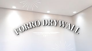 Forro Drywall Tabicado com Iluminação e Pintura [upl. by Guendolen]