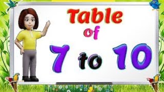 Table Rhymes  Table Song  Number Song  7 Times Table 8 Times Table tables CoComelon [upl. by Hui411]