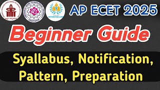 Ap Ecet 2025 complete details How to start ap Ecet 2025 preparation Quick Guide of Ap Ecet 2025 [upl. by Bullis960]