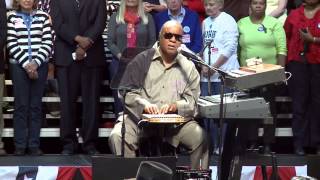 Stevie Wonder Opens Up to Concert Crowd about His New Instrument the Harpejji [upl. by Eldrid]