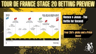 Tour de France Stage 20 Preview and Tips [upl. by Carlyle]