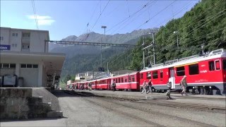 BerninaExpress und mehr in und um Poschiavo Schweiz [upl. by Aninnaig802]