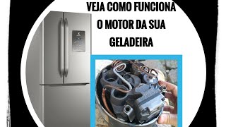 Motor de Geladeira Funcionando e Sem Gelar [upl. by Nivra]