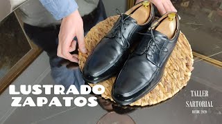 LUSTRADO BÁSICO DE ZAPATOS QUÉ USO Y COMO LO HAGO [upl. by Cahan]