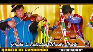 QUINTO DE SONDONDO MAESTRO VIOLINISTA quotTEMA DESPACHOquot [upl. by Alliuqahs]