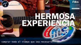 Cómo tocar quotHermosa Experienciaquot de Banda MS en Guitarra PRINCIPIANTES HD  Christianvib [upl. by Lakym]