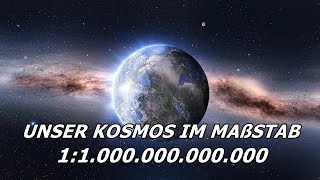 Größe des Universums im Maßstab 11 Billion [upl. by Harrad]