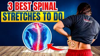 UPDATE 2024  3 Best Spinal Decompression Stretches To Do At Home [upl. by Marybella]