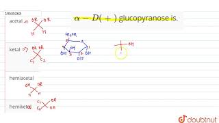 alphaD glucopyranose is [upl. by Martreb]