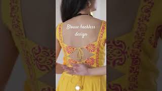 Blouse backless design Reena boutiqueNandini makeover ♥️🥰 [upl. by Laurita]