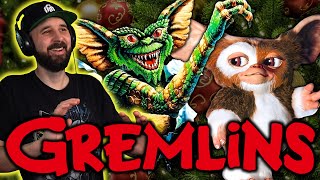 FIRST TIME WATCHING Gremlins Movie Reaction [upl. by Gristede]