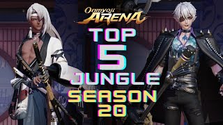 Onmyoji Arena  Top 5 Jungler This Season 20 [upl. by Botsford]